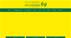 Desktop Screenshot of privatweingut-hoffmann.de