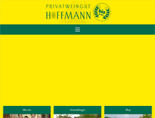Tablet Screenshot of privatweingut-hoffmann.de